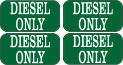 Diesel Only Stickers