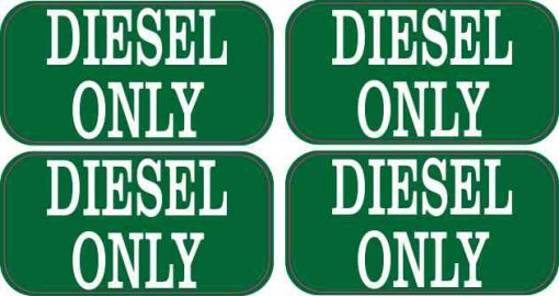 Diesel Only Stickers