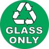 Glass Only Recycling Sticker