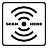 Scan Here Magnet