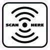 Scan Here Stickers