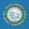 South Dakota State Flag Magnet