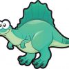 Green Dinosaur Sticker