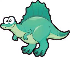 Green Dinosaur Sticker