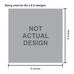 Alternative view of StickerTalk 120/208 Volts Three Phase Magnet, 8 inches x 8 inche