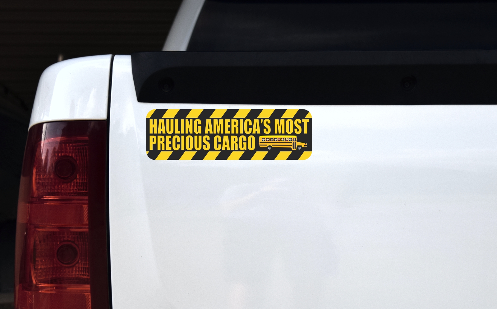 School Bus Precious Cargo Bumper Sticker