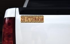 Alternative view of StickerTalk Zoo Veterinarian Vinyl Sticker, 10 inches x 3 inches