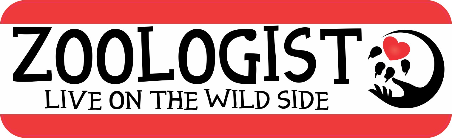 Zoologist Live on the Wild Side Magnet