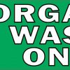 Organic Waste Only Recycle Magnet