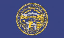 Nebraska State Flag Magnet