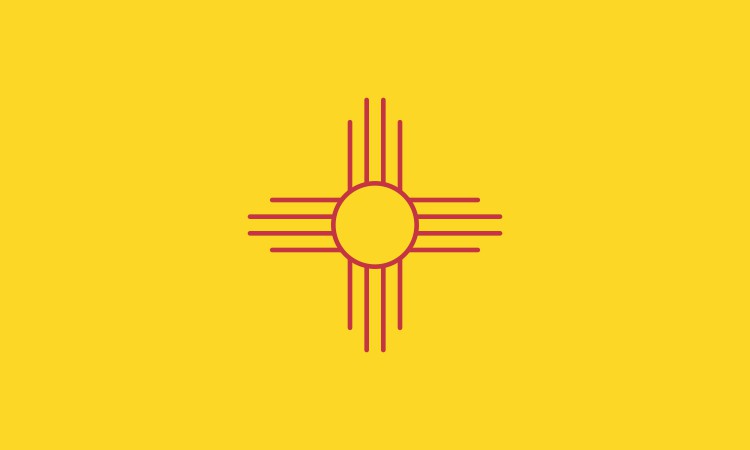 New Mexico State Flag Sticker