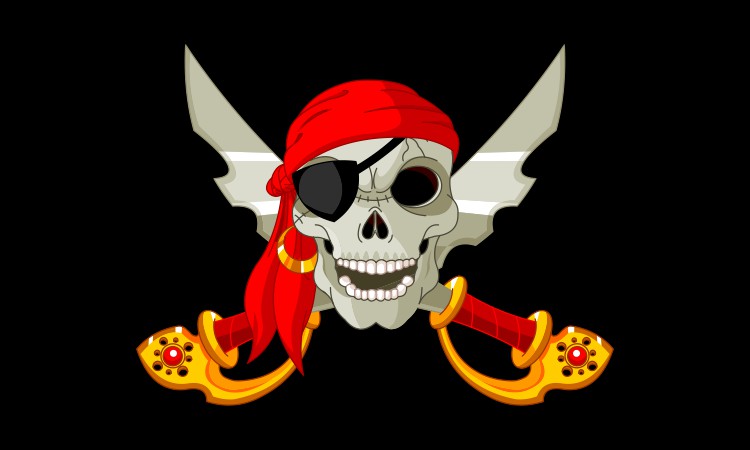 Jolly Roger Flag Magnet