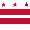 Washington DC Flag Sticker