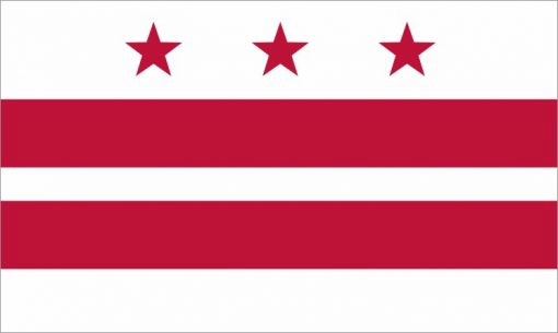 Washington DC Flag Sticker