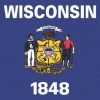 Wisconsin State Flag Magnet