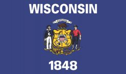 Wisconsin State Flag Magnet