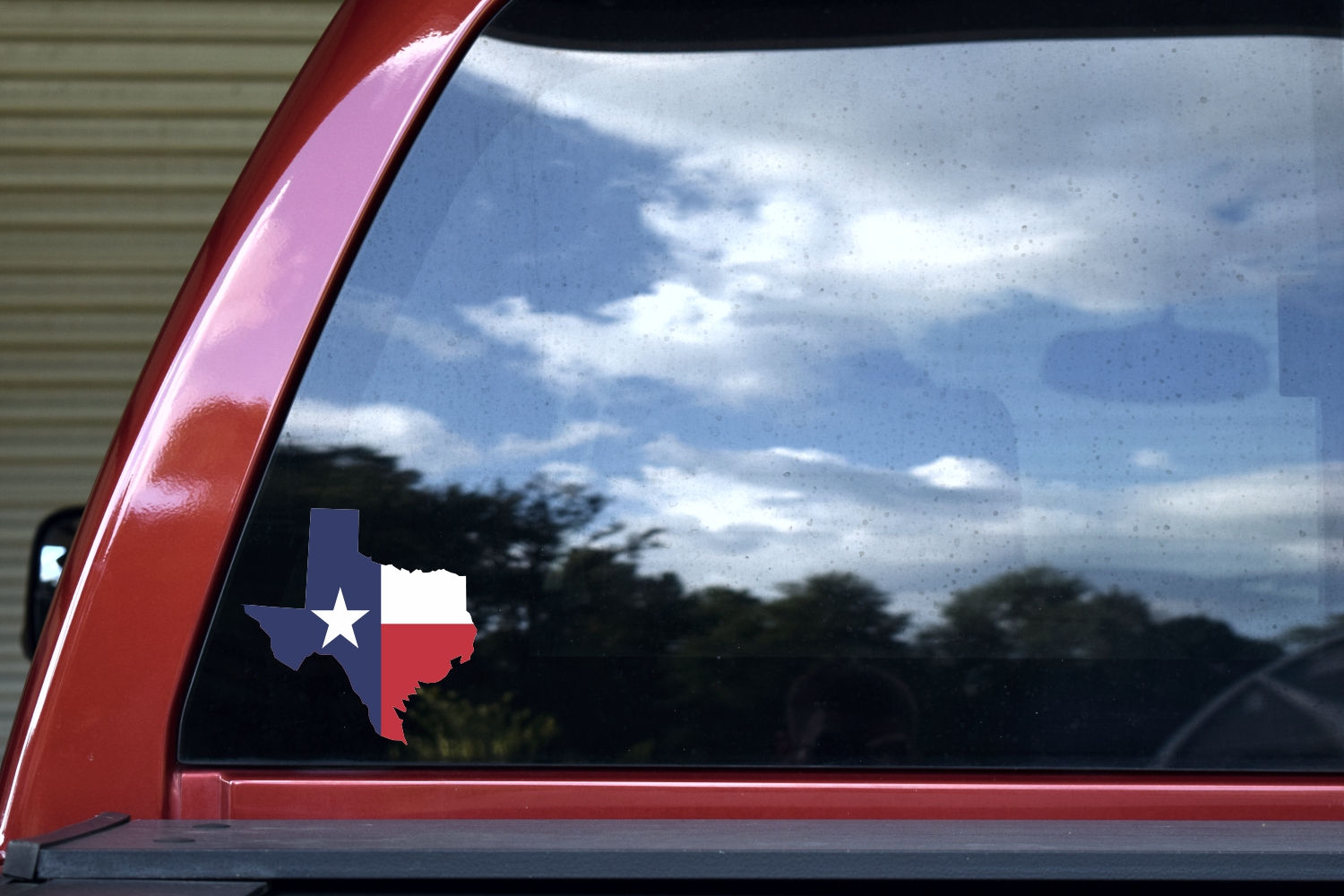 Die Cut Texas State Flag Sticker