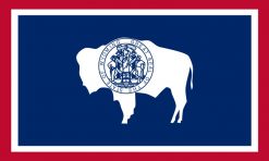 Wyoming State Flag Magnet
