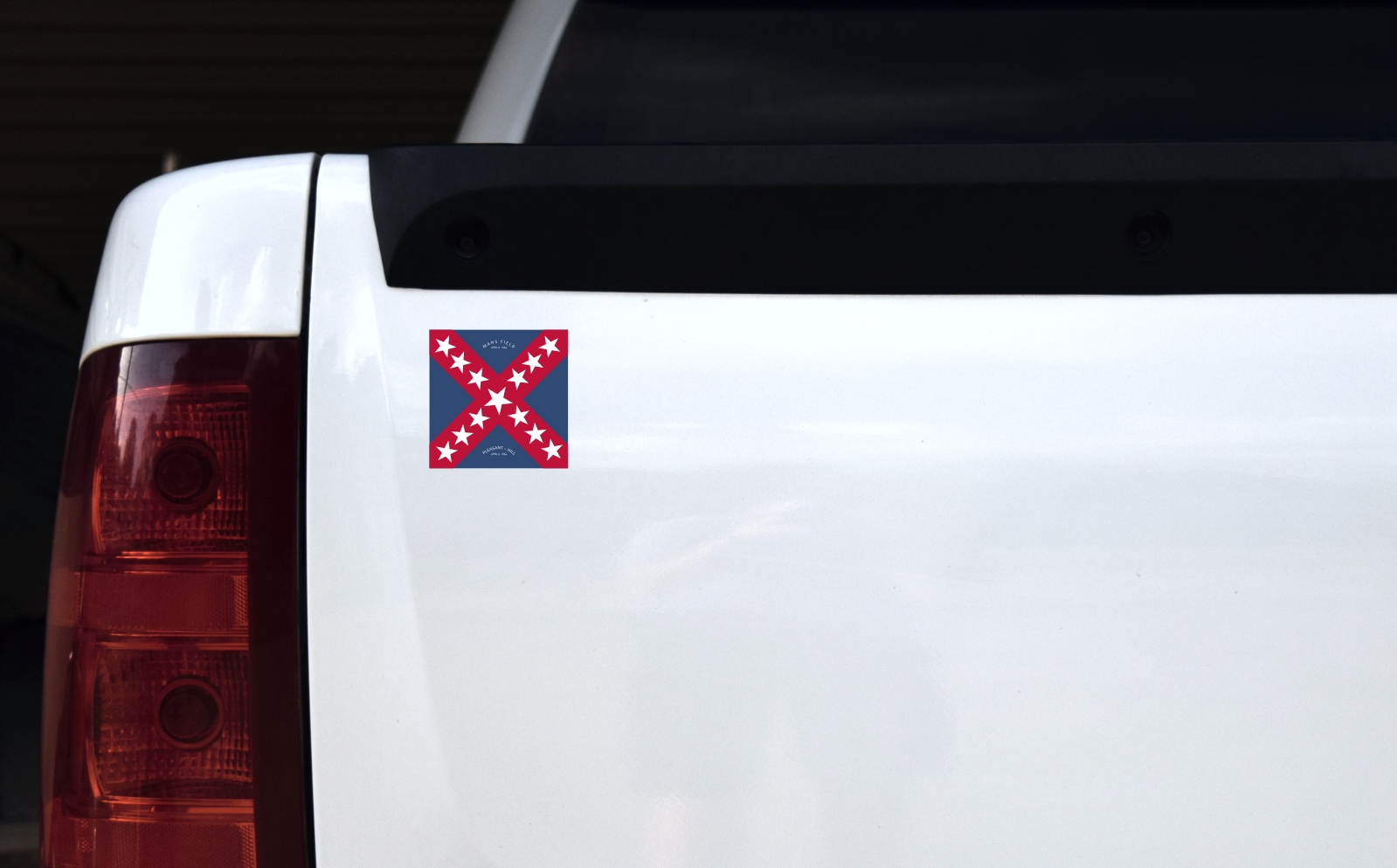 Walker Texas Division Flag Sticker
