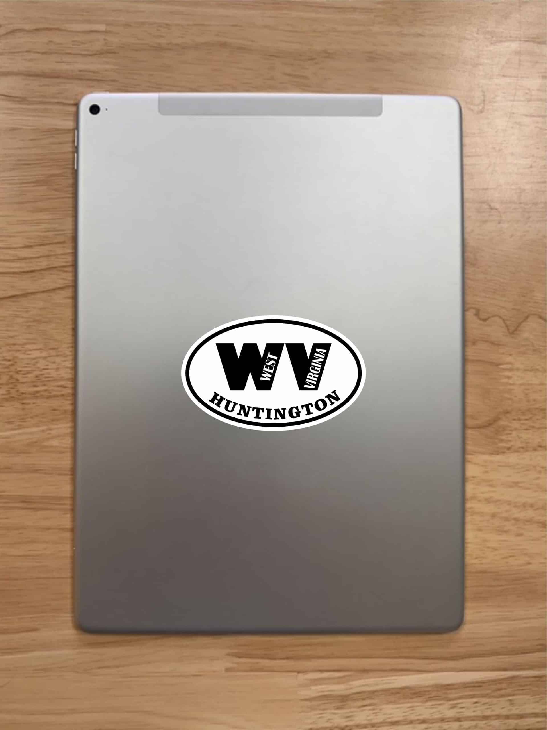 4in x 2.5in Oval WV Huntington West Virginia Sticker - Image 9