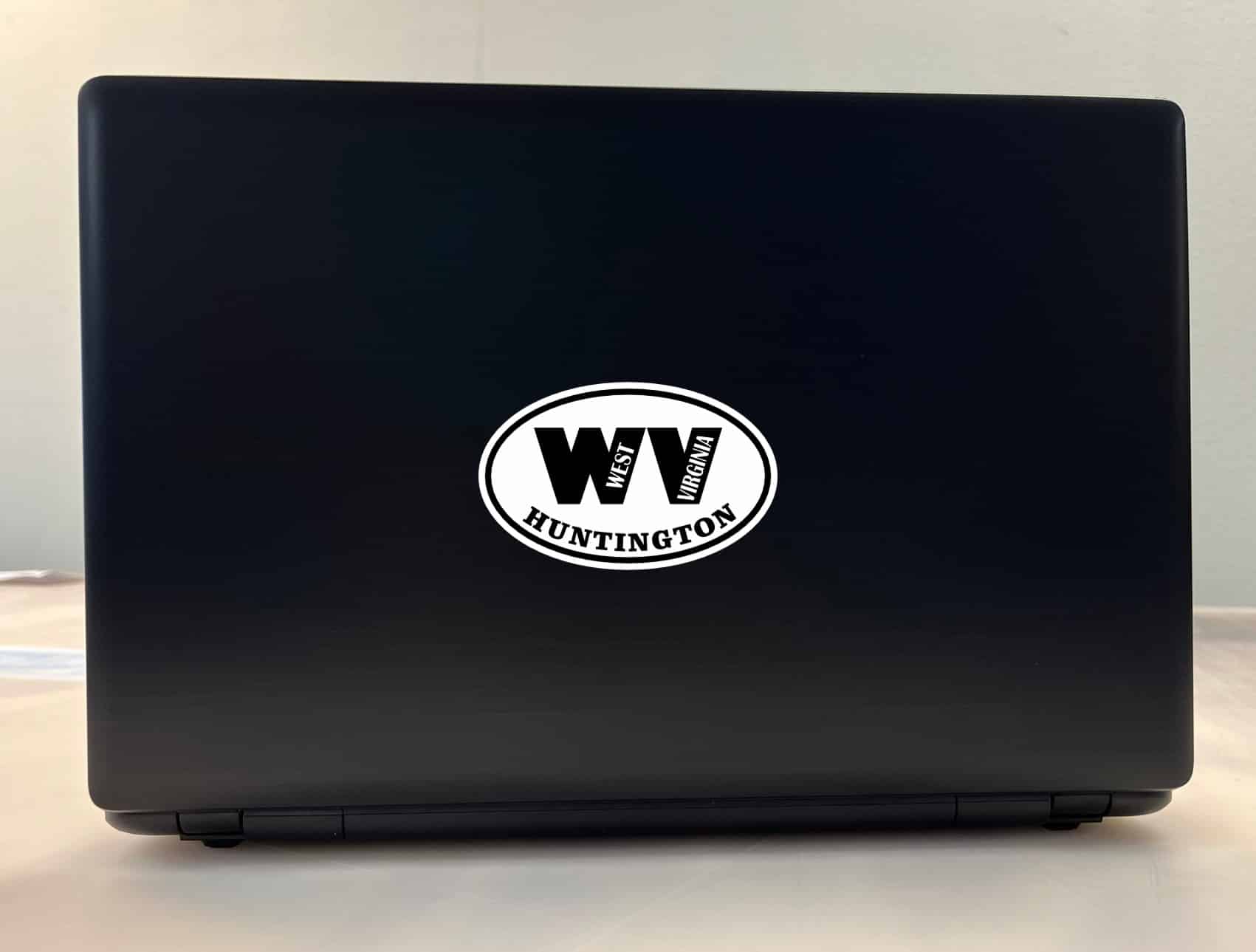 4in x 2.5in Oval WV Huntington West Virginia Sticker - Image 3
