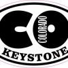 Oval CO Keystone Colorado Sticker
