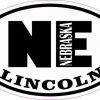 Oval NE Lincoln Nebraska Sticker