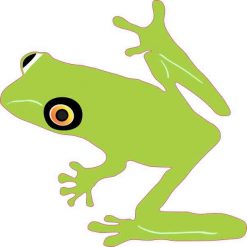 American Green Tree Frog Sticker