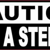 Symbol Caution Not a Step Sticker