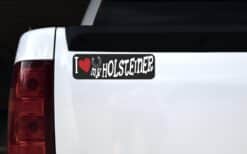 10in x 3in I Love My Holsteiner Bumper Sticker