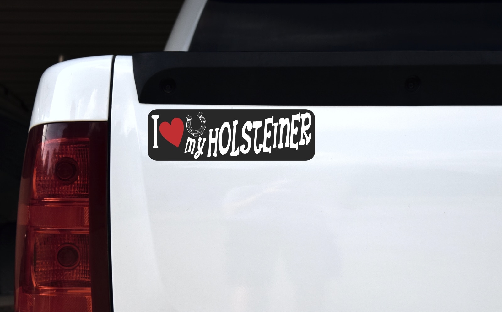10in x 3in I Love My Holsteiner Bumper Sticker