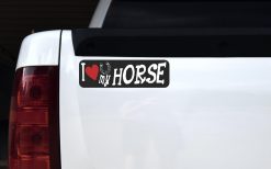 Alternative view of 10in x 3in I Love My Horse Magnet