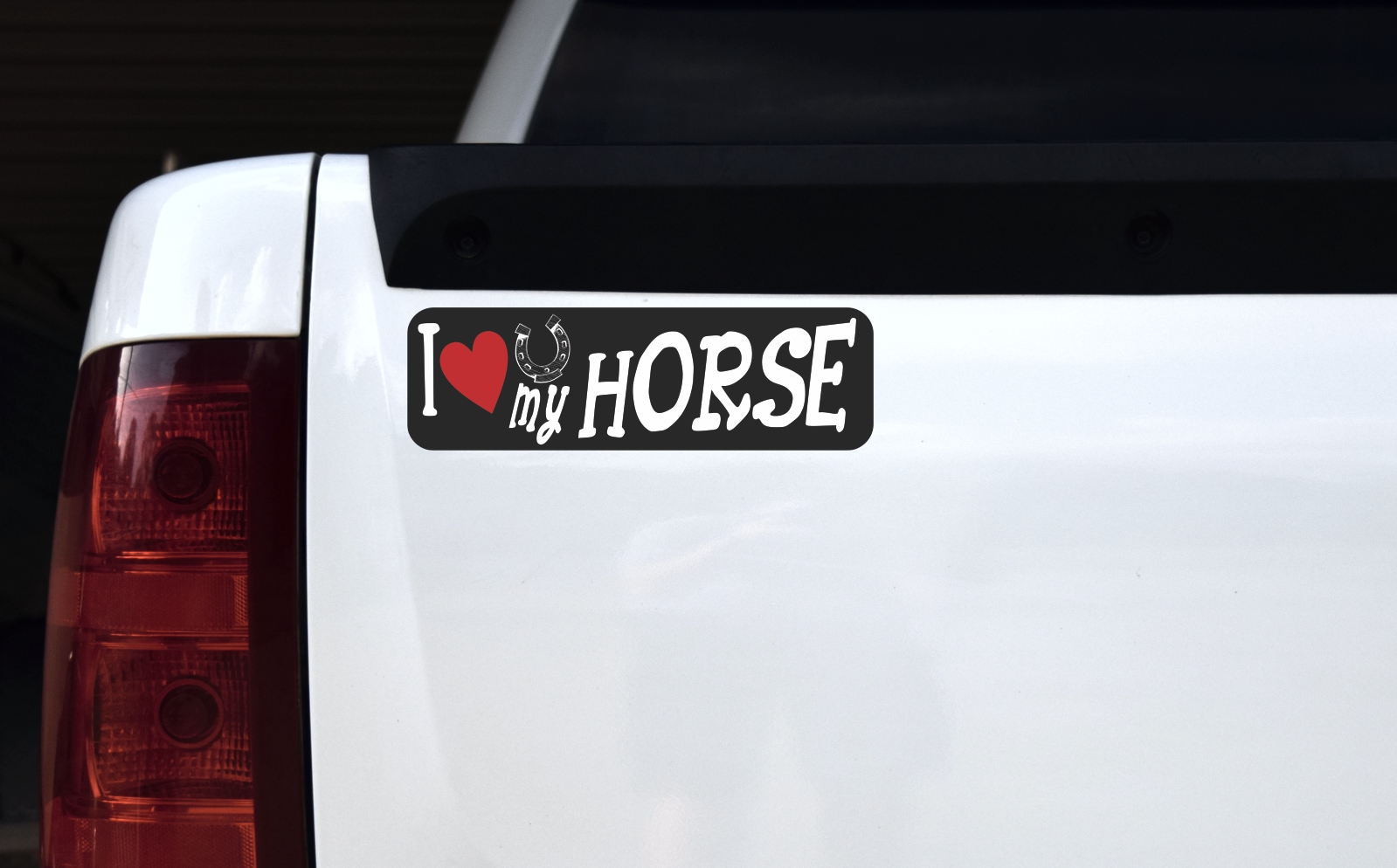 10in x 3in I Love My Horse Magnet - Image 2