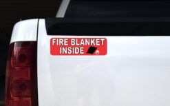 Fire Blanket Inside Magnet