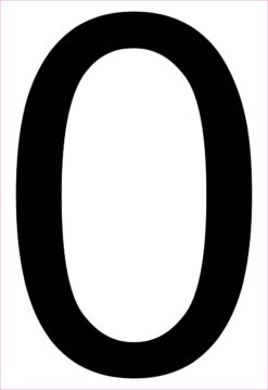 Address Number 0 Magnet