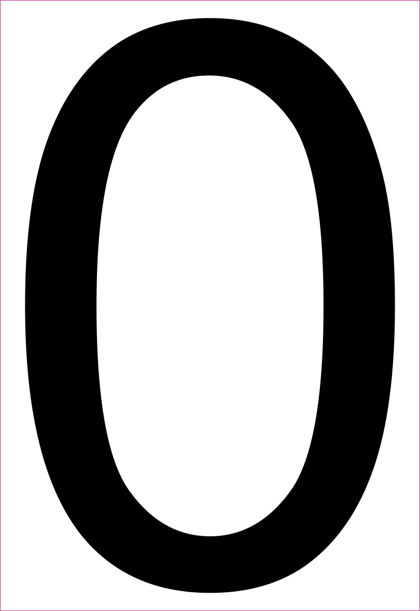 Address Number 0 Magnet