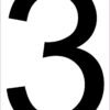 Address Number 3 Magnet