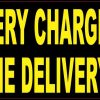 Delivery Charge Does Not Go to Driver Sticker