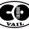 Oval CO Vail Colorado Sticker