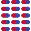 Red and Blue Pill Galaxy S10+ Camera Dots®