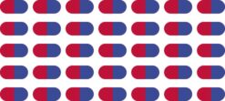 Red and Blue Pill Galaxy S10+ Camera Dots®