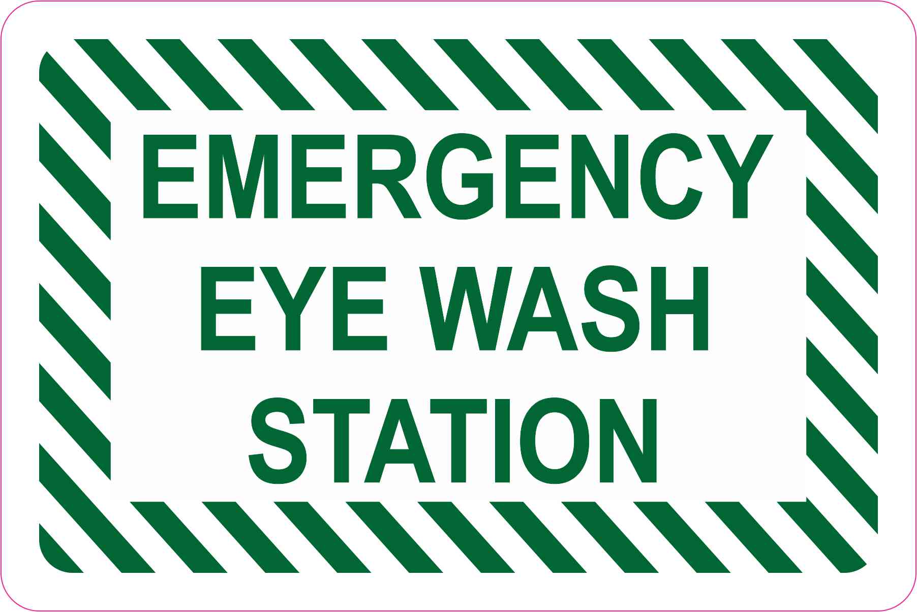 Emergency Eye Wash Station Magnet