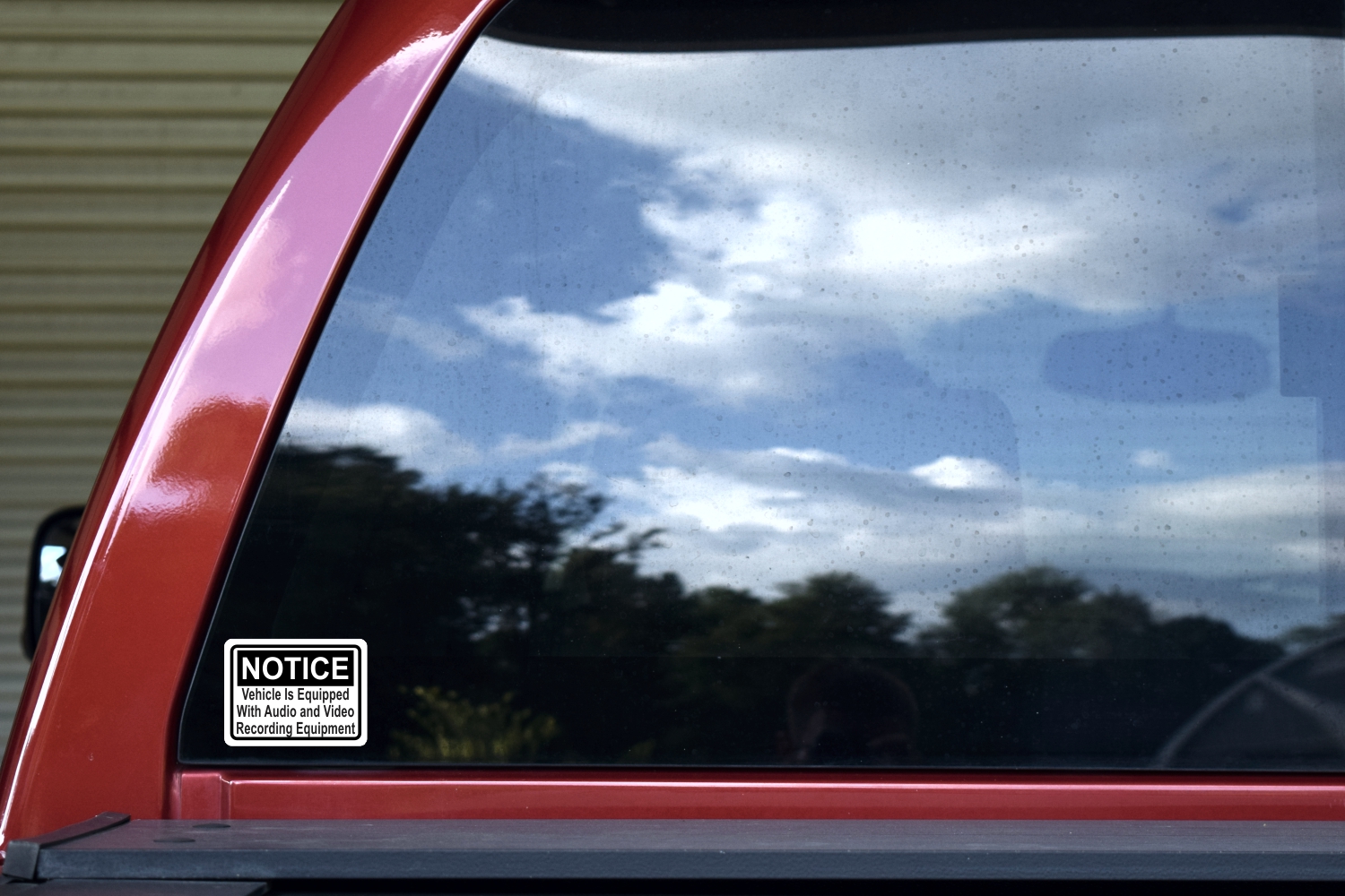 Audio and Video Recording Permanent Vinyl Stickers