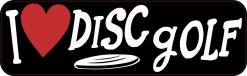 I Love Disc Golf Magnet