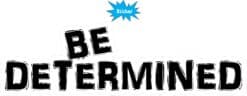 10in x 3in Be Determined Sticker