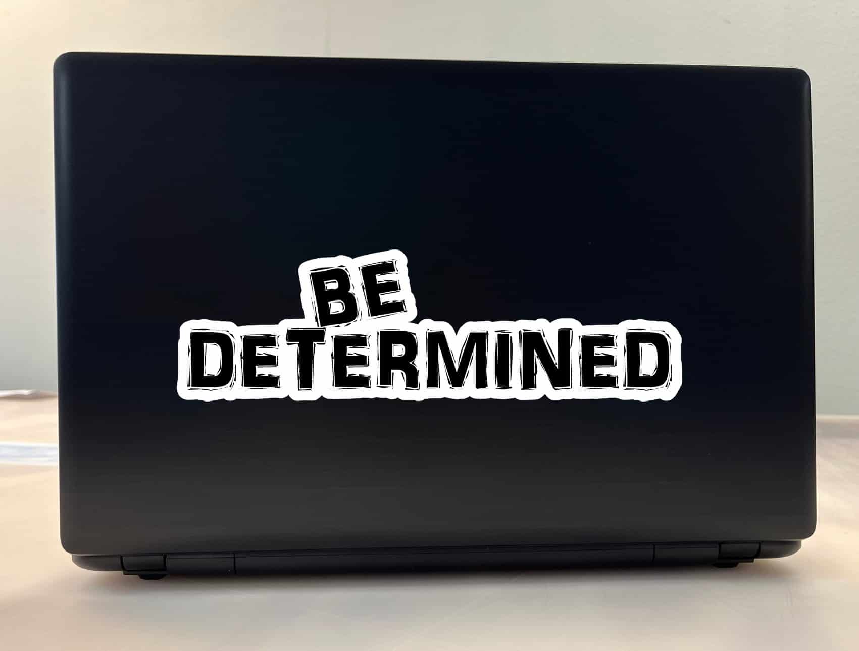 10in x 3in Be Determined Sticker