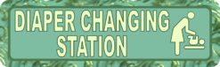 Vine Green Diaper Changing Station Magnet