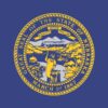 Nebraska State Flag Sticker