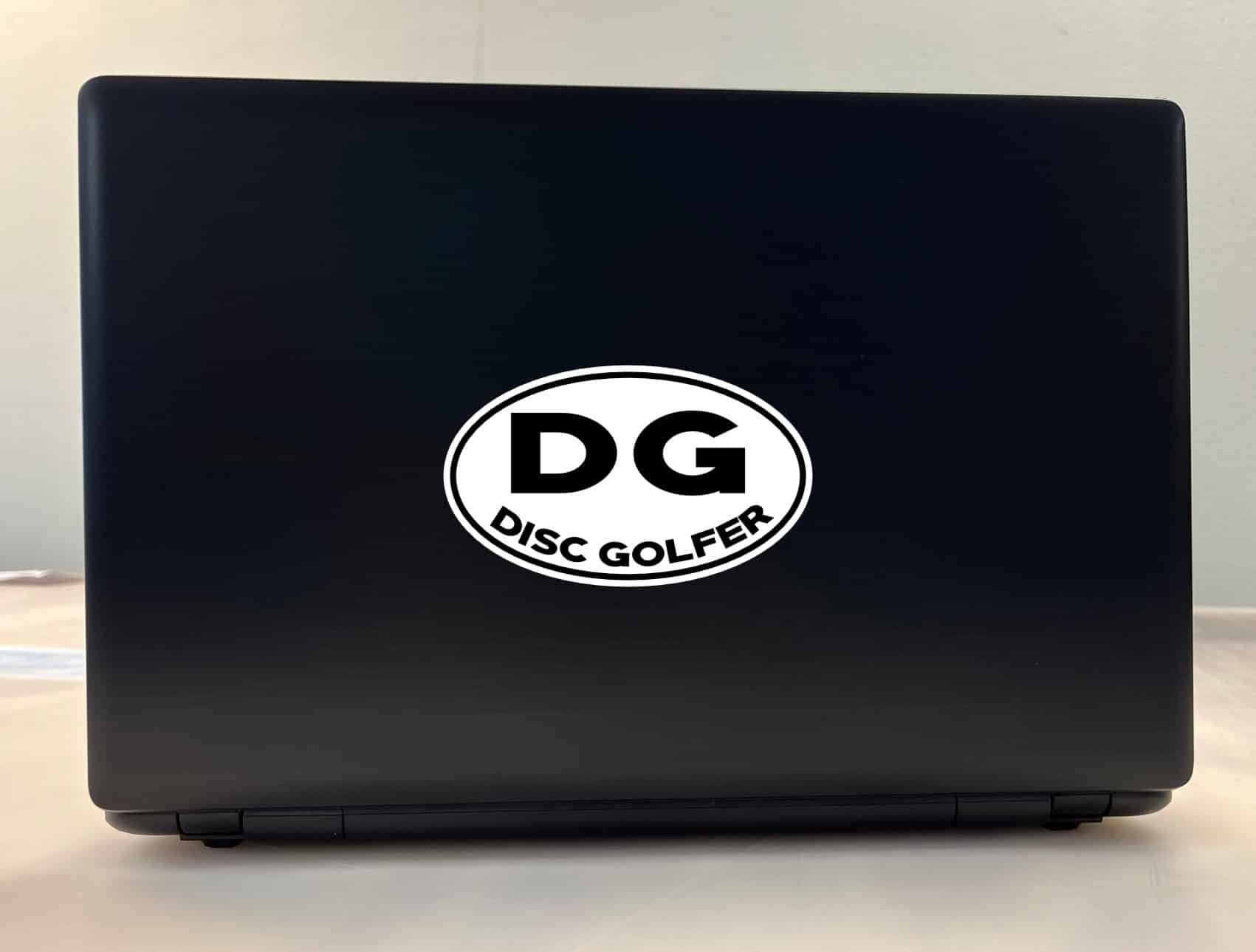 5in x 3in Oval DG Disc Golfer Sticker