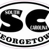 Oval SC Georgetown South Carolina Sticker